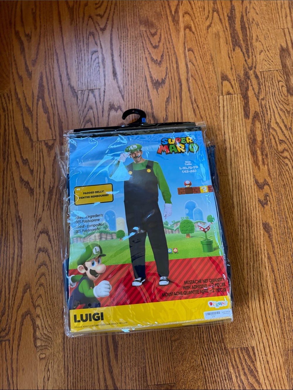 Nintendo Luigi Costume in Green and Black